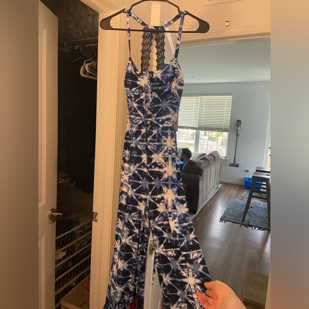 Tie Dye Blue Romper (BRAND NEW)